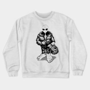 Bigfoot Alien Crewneck Sweatshirt